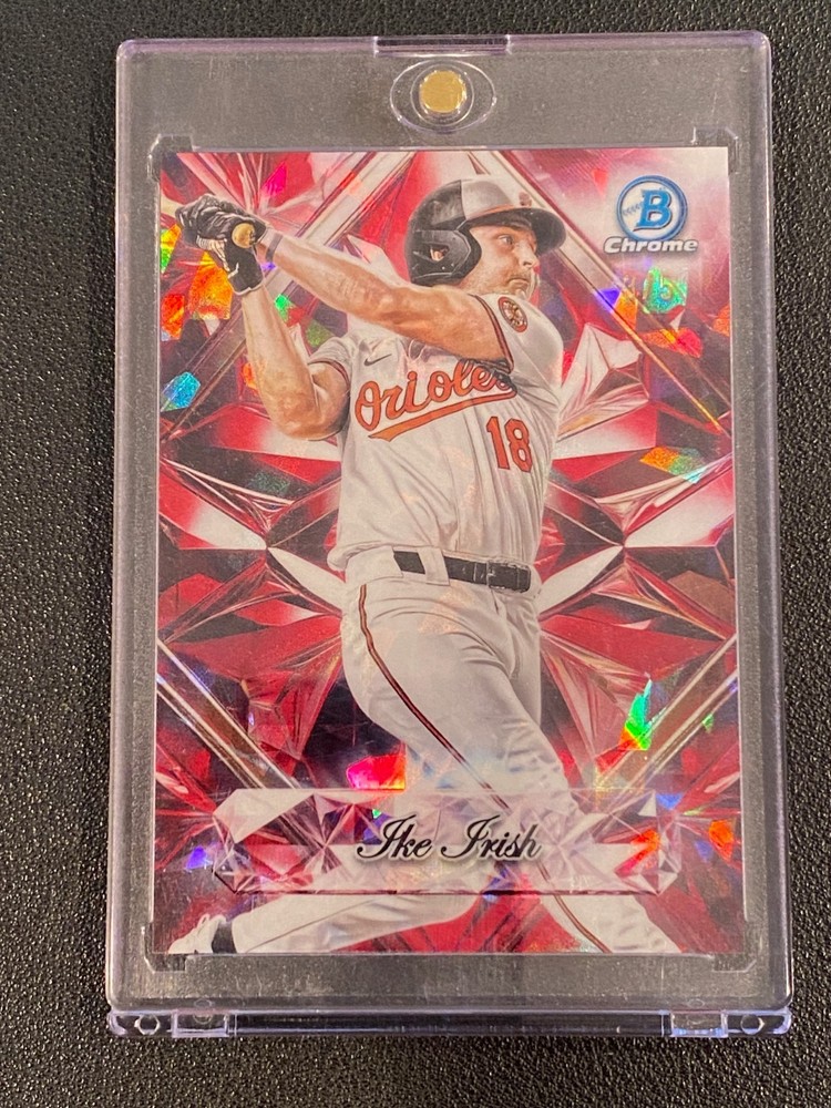 2025 Bowman Draft Sapphire Selections Ike Irish #SS-7 Red /5 — 3/5