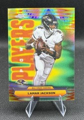 Lamar Jackson Power Players Refractor 2025 Topps Chrome #PP-1 Baltimore Ravens