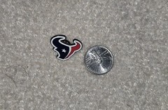 Houston Texans Bull Head Logo Enamel Pin Navy Red White Black NFL Football