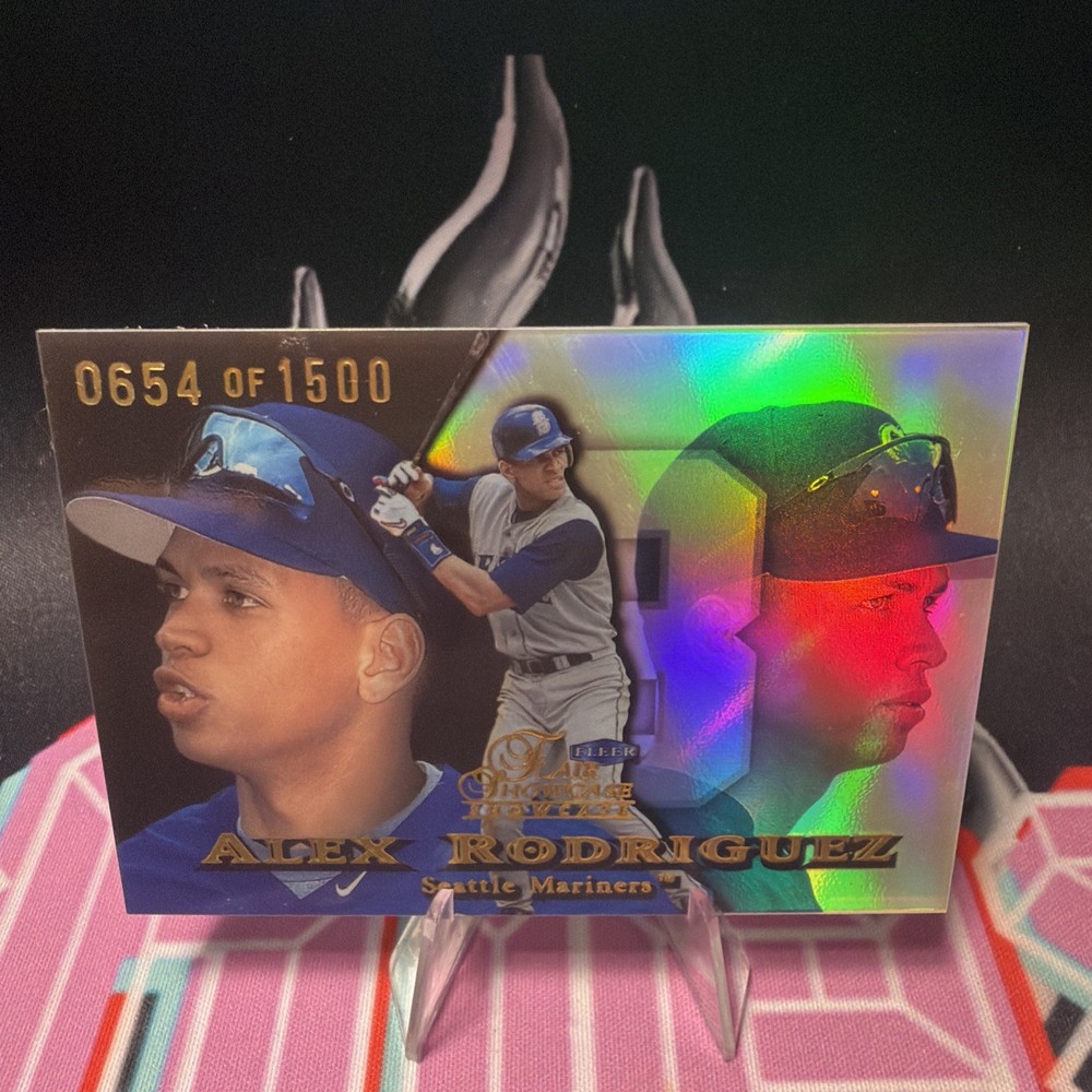1999 Flair Showcase – ALEX RODRIGUEZ – Row 1 Seat 14 – MARINERS 654/1500