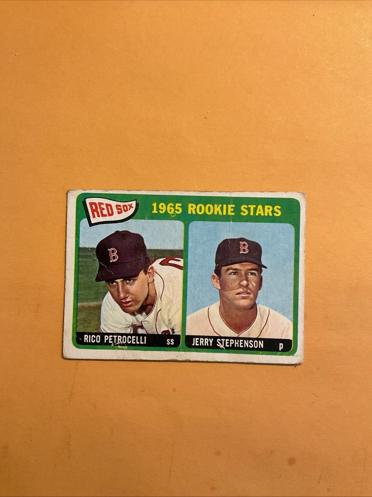 1965 Topps – 1965 Rookie Stars Rico Petrocelli, Jerry Stephenson #74 (RC) Poor