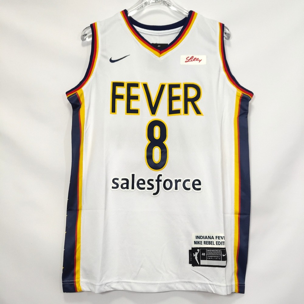Sophie Cunningham #8 Jersey. Stitched design. White fan jersey. Sizes S-2XL