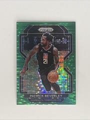 2021-22 PATRICK BEVERLEY GREEN PULSAR /25 PANINI PRIZM #25 LA CLIPPERS PAT BEV