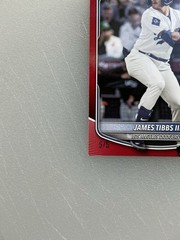 JAMES TIBBS III 2025 BOWMAN DRAFT RED ROOKIE /5 #BD-74 DODGERS Read