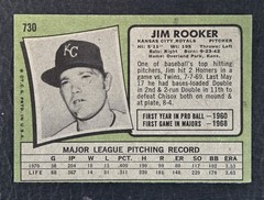 1971 Topps High # Jim Rooker #730, Kansas City Royals – READ