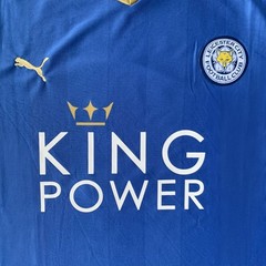 Jamie Vardy #9 Leicester City 2015/2016 Retro Home Jersey – Mens Sizes – New