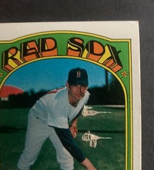 Topps 1972 baseball card Red Sox Culp Yastrzemski lot 2 cards