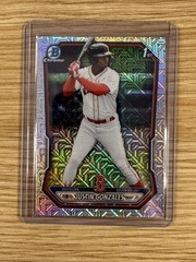 Justin Gonzales 2026 Bowman Chrome 1st Bowman Mojo Refractor Red Sox