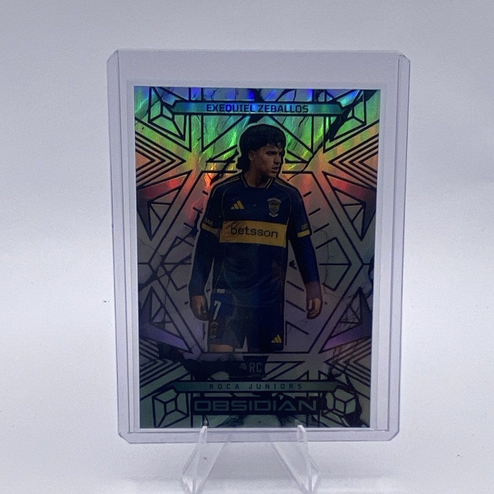 Panini 2023-24 Obsidian Soccer Exequiel Zeballos Boca Juniors #140 2/8