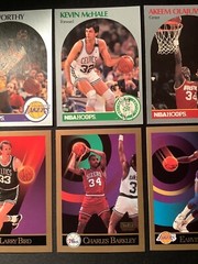 10x HOF NBA 1990-91 SkyBox & Hoops Bird Robinson Stockton Magic More & No Dups