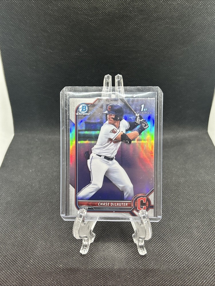 2022 Bowman Draft Chrome First Bowman Chase Delauter Refractor (RC) #BDC-49