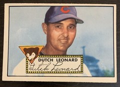 Dutch LEONARD 1952 Topps Baseball #110 EX Chicago Cubs LB