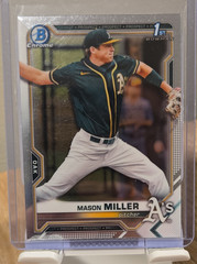 2021 Bowman Draft Chrome #BDC-85 Mason Miller Athletics/Padres Bowman 1st