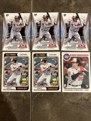 🔥⬛️Adley Rutschman🟧🔥2022 Rookie 100X Card Lot Topps Bowman Refractors Mojo