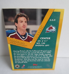 2000-01 Topps Gold Label Golden Greats Joe Sakic #GG8 HOF