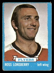 1973-74 Topps Ross Lonsberry #36 – Philadelphia Flyers – (Low Grade)