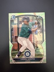 Lazaro Montes 2023 Bowman Chrome 1st lunar Refractor Mariners Prospect #BCP-58