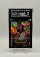 2023 Topps Chrome Logofractor – Topps in Technicolor Byron Buxton 1/1 Rose Gold