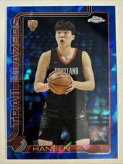 2025-26 Topps Chrome Sapphire Edition Yang Hansen Rookie #266