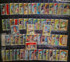 STUNNING Very Rare 1972 Topps High Number Set (#657-#787) Incredibly High Grade