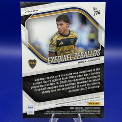 2025-26 Panini Prizm FIFA Exequiel Zeballos Mosaic Prizm Rookie RC Boca Juniors