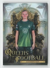 2025-26 Topps Chrome UEFA Women&rsquo;s #QF-22 Alexandra Popp Queens Of Football