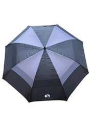 Pebble Beach 1919 Logo Golf Umbrella Black and Gray Large Vented 58&Prime; Shed Rain