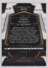 2023 Panini Select Premier Level White Prizm /149 Eddie Murray #127 HOF 6b6