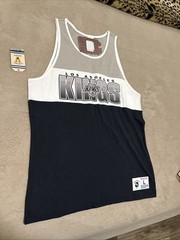 Mitchell and Ness Los Angeles Kings Nhl Hockey Tank Top Jersey black white gray