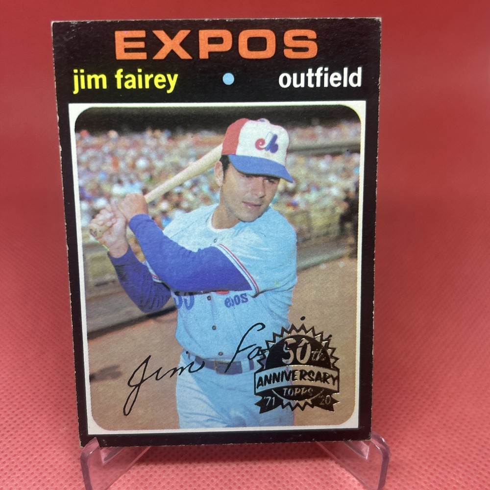 Jim Fairey 2020 Topps Heritage 1971 Stamp 50th Anniversary Expos