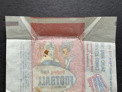 1957 TOPPS FOOTBAL 5 CENT WAX PACK WRAPPER – See Quality Photos For Condition