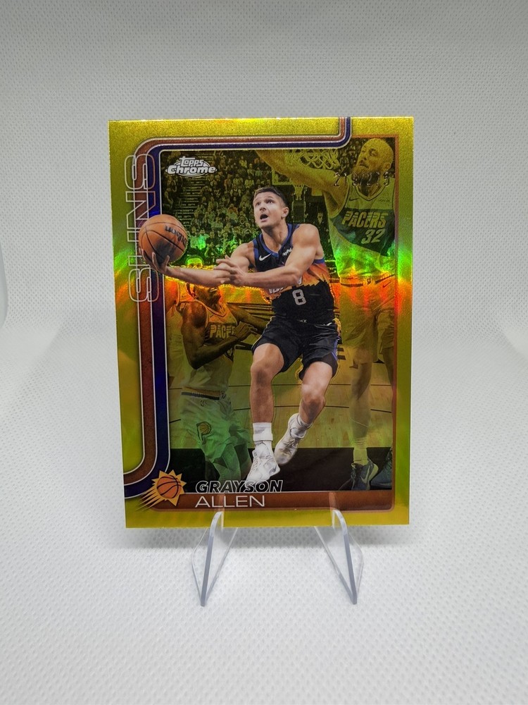 2025-26 Topps Chrome Update – Grayson Allen #95 Yellow Refractor /275