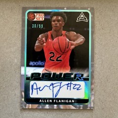 2021-22 Pro Set Power Spectrum Platinum #BA-AF1 Allen Flanigan ARC RC AUTO 30/99
