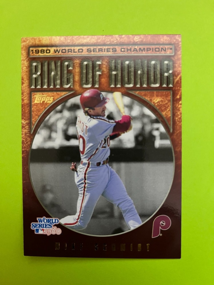 2009 Topps Ring of Honor Insert #RH32 Mike Schmidt Philadelphia Phillies NrMt