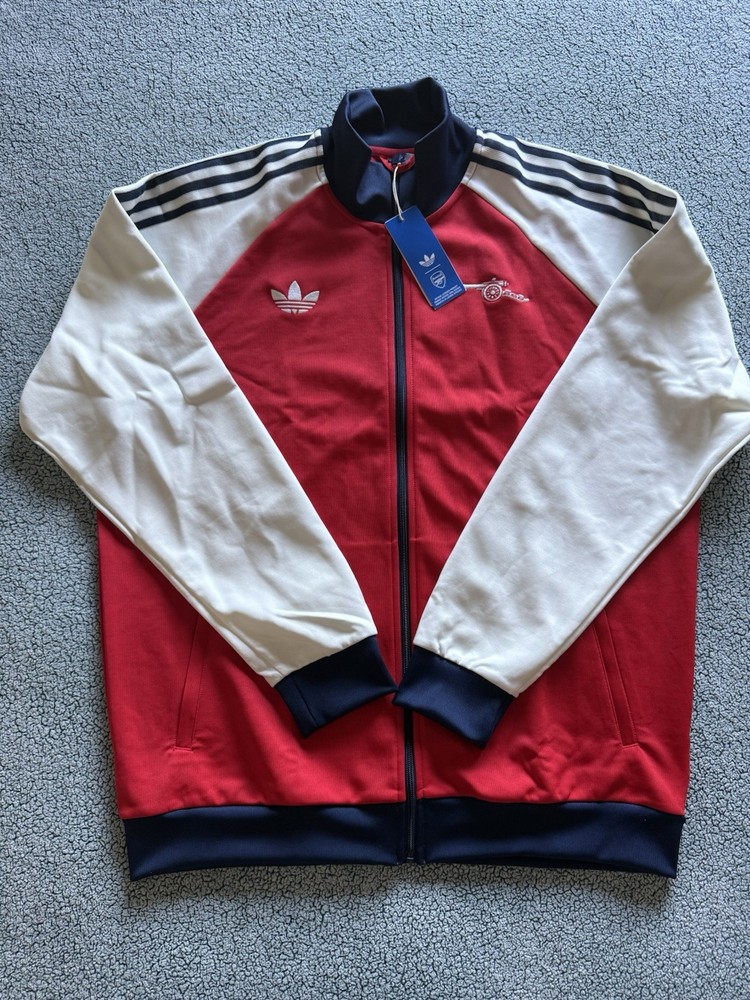 NWT Adidas Arsenal FC OG Track Top Jacket Red Size Men’s Small KB1793