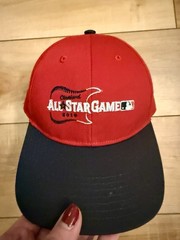 Kids Cleveland Guardians All star Game Hat Red And Navy Adjustable