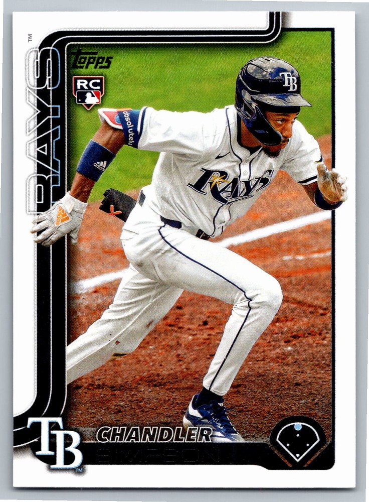 2025 Topps Update #US277 Chandler Simpson Rookie Tampa Bay Rays Free S&H