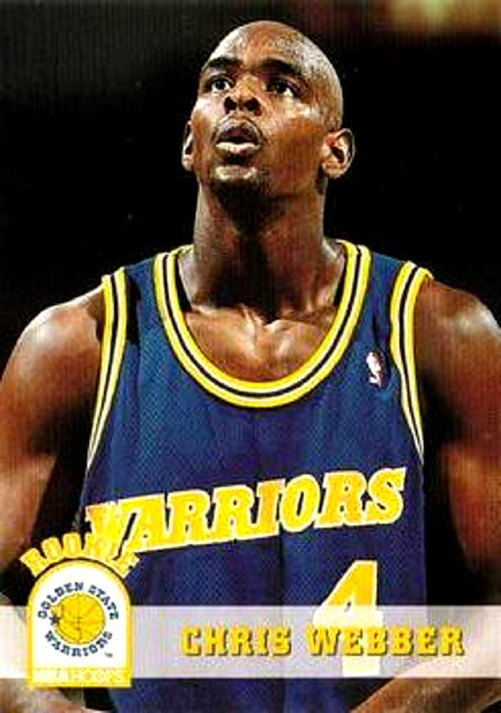 1993-94 Hoops #341 Chris Webber RC Golden State Warriors HOF