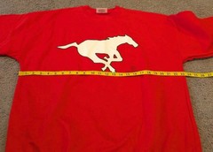Vintage Celebrity Sportswear CFL Calgary Stampeders Crew Neck Sweatshirt Men&rsquo;s L