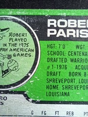 1977-78 Topps #111 Robert Parish Warriors ROOKIE White Back Card READ DESCRIPTIO