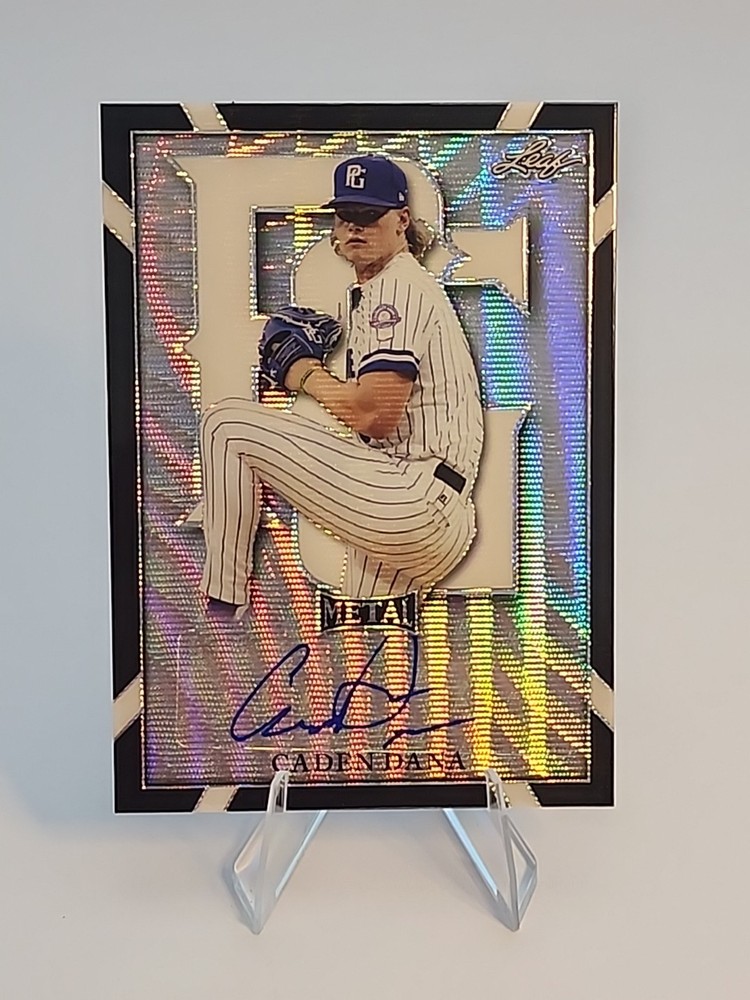 CADEN DANA 2021 LEAF PERFECT GAME ALL-AMERICAN CLASSIC /5 #BA-CD1 AUTO WAVE