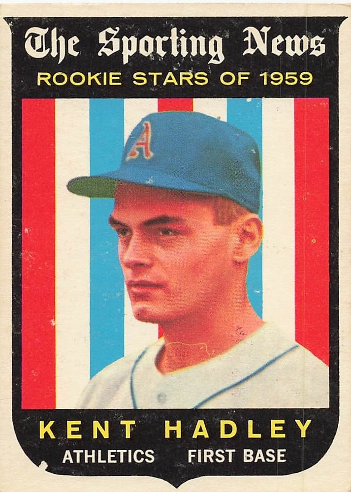 KENT HADLEY 1959 TOPPS BASEBALL #127