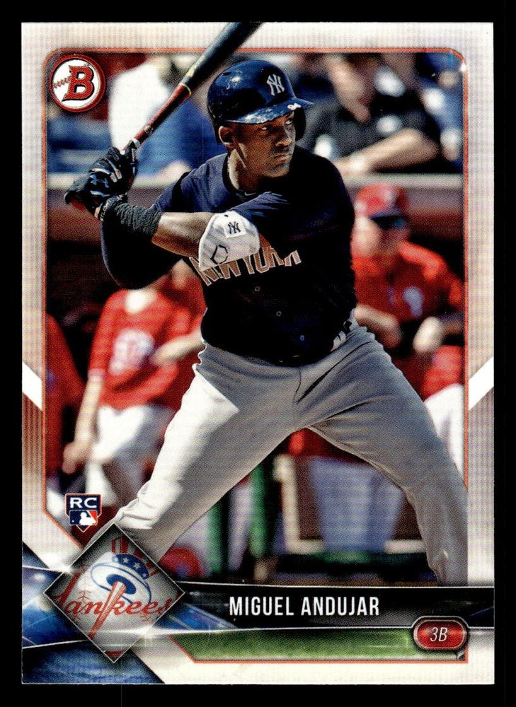Miguel Andujar 2018 Bowman #75 SN,RC
