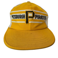 VTG 70/80s Pittsburgh Pirates Snapback Cap Hat Signed Jim Rooker Fred Toliver