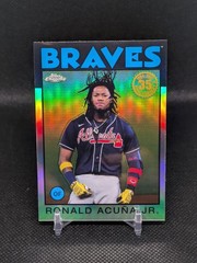 2021 Topps Chrome – 1986 Topps Baseball Ronald Acuña Jr. #86BC-3 Atlanta Braves