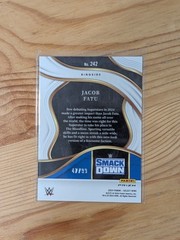 JACOB FATU 2024 Panini Select WWE Ringside Red Wave #/99 Rookie Card RC #242 🔥
