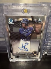 2025 Bowman – Chrome Prospect Autographs Yophery Rodriguez #CPA-YR (AU, RC)