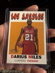2000-01 Topps Heritage Darius Miles RC #27 1842/1972 Clippers Card NM