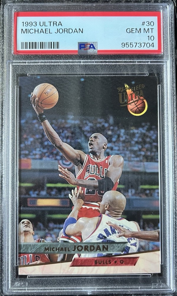 1993-94 Fleer Ultra #30 Michael Jordan HOF 🐐 Bulls PSA 10 GEM MINT