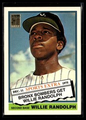1976 Topps #592T Willie Randolph Traded